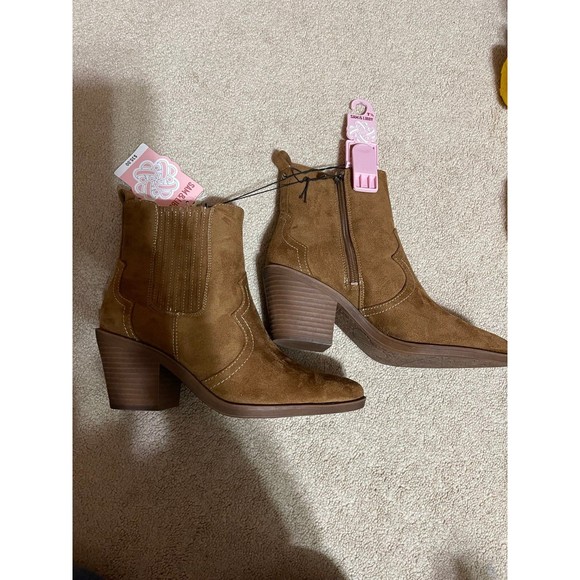 Sam And Libby Women's Brighton Western Booties size 7.5 - Picture 2 of 6
